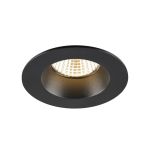 SLV New Tria 68 Faretti Aluminium Nero Il Giro 8.3W 500lm 38D - 930 Luce Calda -  | Ritaglio 68mm -  Miglior Resa Cromatica - Dimmerabile 