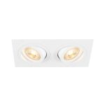 SLV New Tria 155 Faretti Aluminium Bianca Piazza | Adatto per 2x GU10 