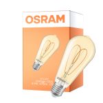 Osram Vintage 1906 LED E27 Edison Filamento Oro 4.9W 470lm - 922 Bianco Molto Caldo | Miglior Resa Cromatica - Dimmerabile - Sostitutiva 40W