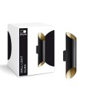 D'Lite Luce Da Parete Nura Nero Up & Down 7W 250lm - 830 Luce Calda -  | IP44