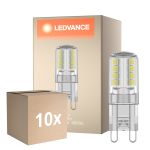 Confezione Multipack 10x Ledvance Performance LED Capsule Chiara G9 2.6W 320lm - 840 Bianco Freddo | Sostitutiva 30W