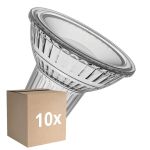 Confezione Multipack 10x Ledvance Faretti LED GU10 PAR16 6.9W 650lm 120D - 930 Luce Calda -  | Miglior Resa Cromatica - Dimmerabile - Sostitutiva 80W