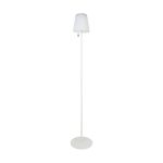 Eglo Lampada da terra Scordiano-L Solar Acciaio Bianca 2W 220lm - 830-840-865 CCT | IP44 - USB-C