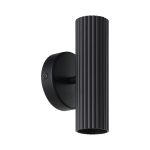 Eglo Luce Da Parete Portillo Acciaio Nero Up & Down | Adatto per 2x GU10