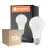 Confezione Multipack 10x Ledvance Classic LED E27 Pera Ghiaccio 8.5W 806lm - 827 Bianco Molto Caldo | Sostitua 60W