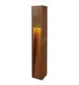 SLV Slot 80 Lampada da terra Acciaio Arrugginito 9W 30lm - 830 Luce Calda -  | Esterni - IP55