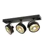 SLV Kalu Faretti Aluminium Nero | Adatto per 3x GU10 (AR111) 