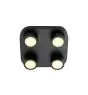 Nordlux Clyde Luce da soffitto 4-Faretti Metallo Nero 14W 950lm - 827 Bianco Molto Caldo | 85mm - A 3 Livelli Dimmerabile