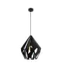 Eglo Luce Pendente Carlton 5 Acciaio Nero | IP20 - Adatto per 1x E27 