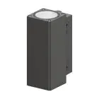 Ledvance Luce Da Parete Urban Vario Aluminium Grigio Up & Down 27W 2700lm - 830-840 CCT | IP65 - Dali Dimmerabile