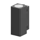 Ledvance Luce Da Parete Urban Vario Aluminium Nero Up & Down 27W 2700lm - 830-840 CCT | IP65 - Dali Dimmerabile